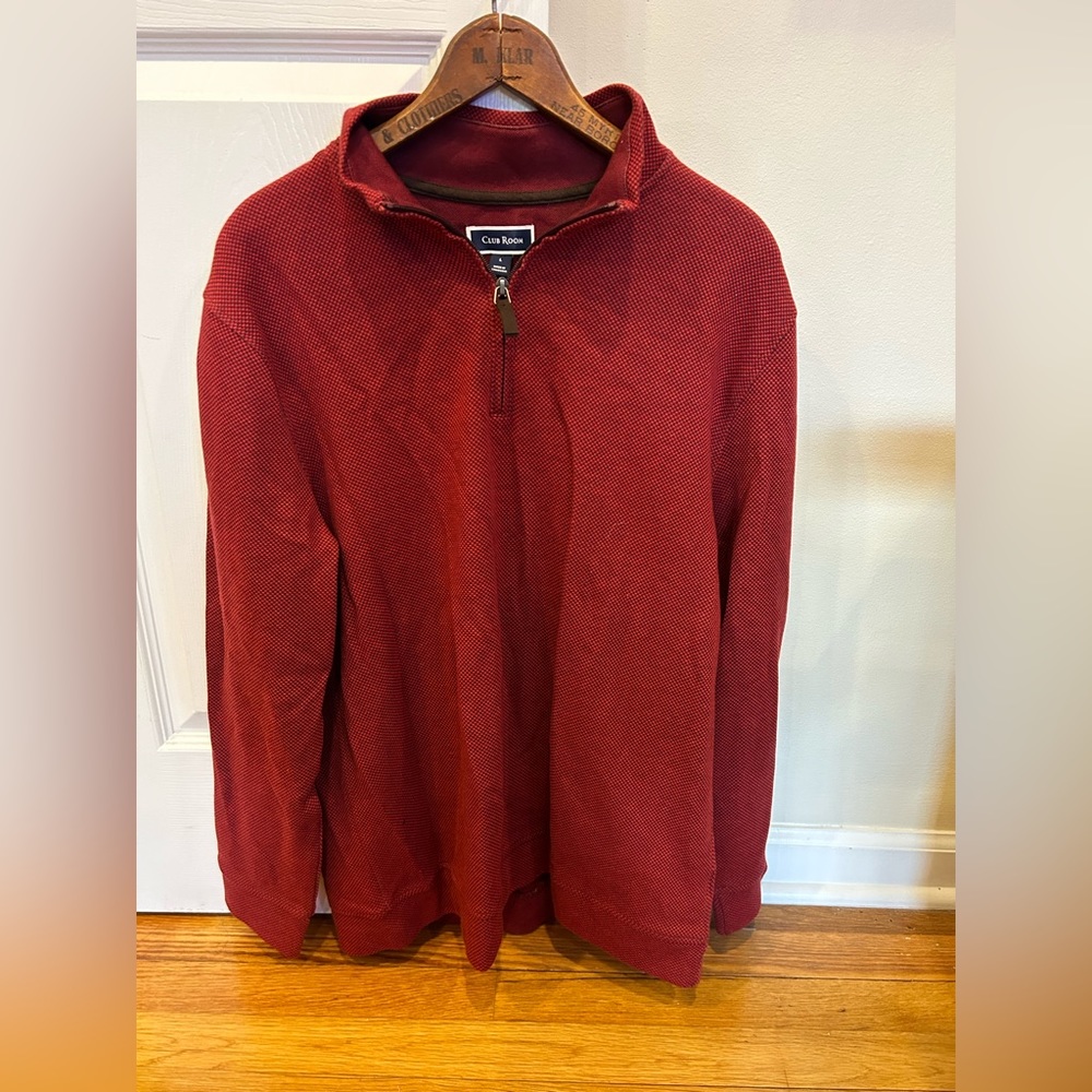 Club Room 1/4 zip sweater